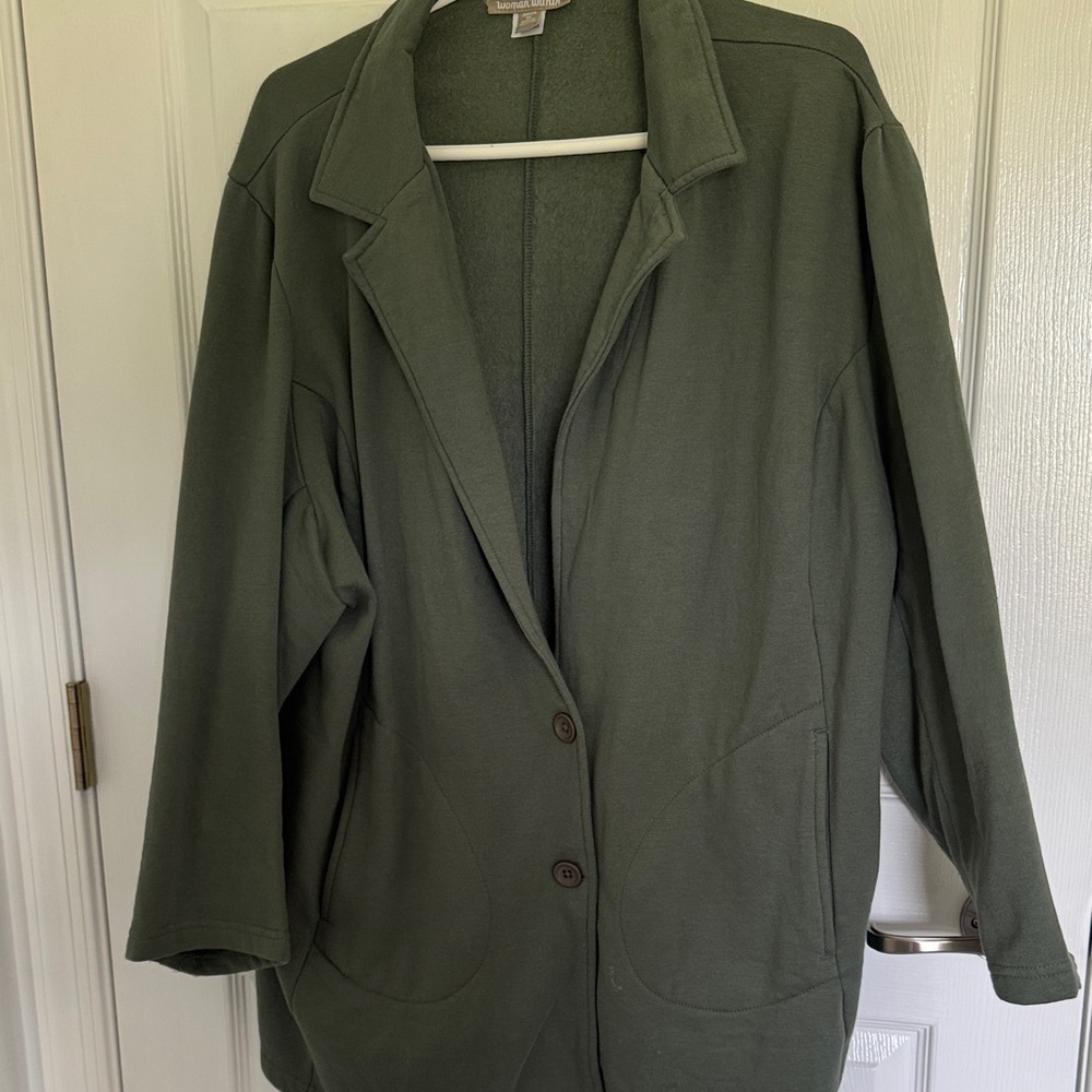 Coldwater Creek Forest Green Women's Blazer